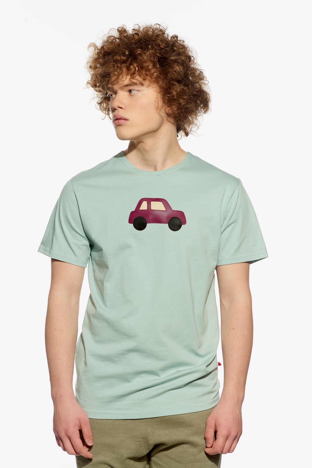 Shirt with car