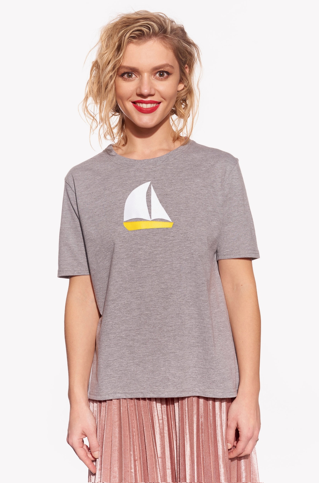 Shirt with sailboat