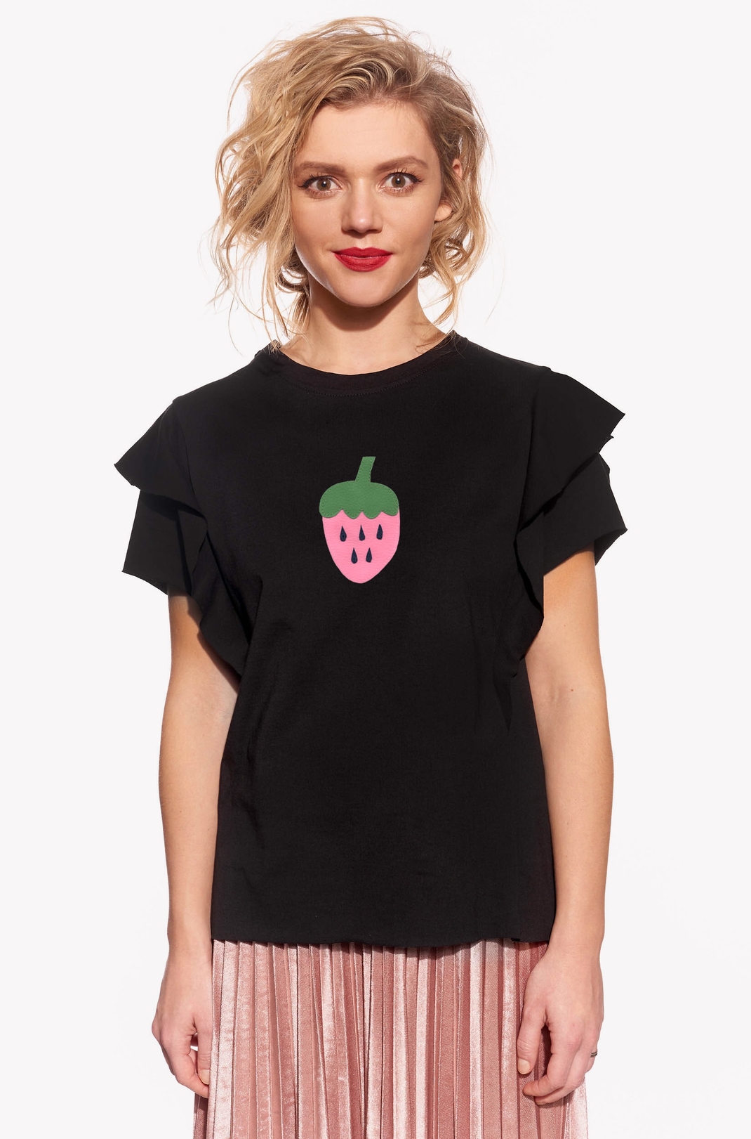 Shirt with strawberry