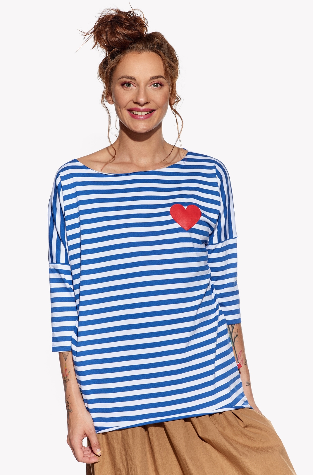 Tričko so srdiečkom