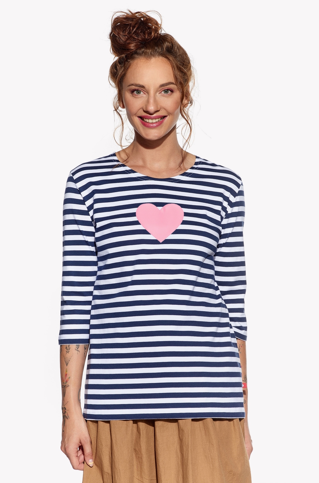 Tričko so srdiečkom