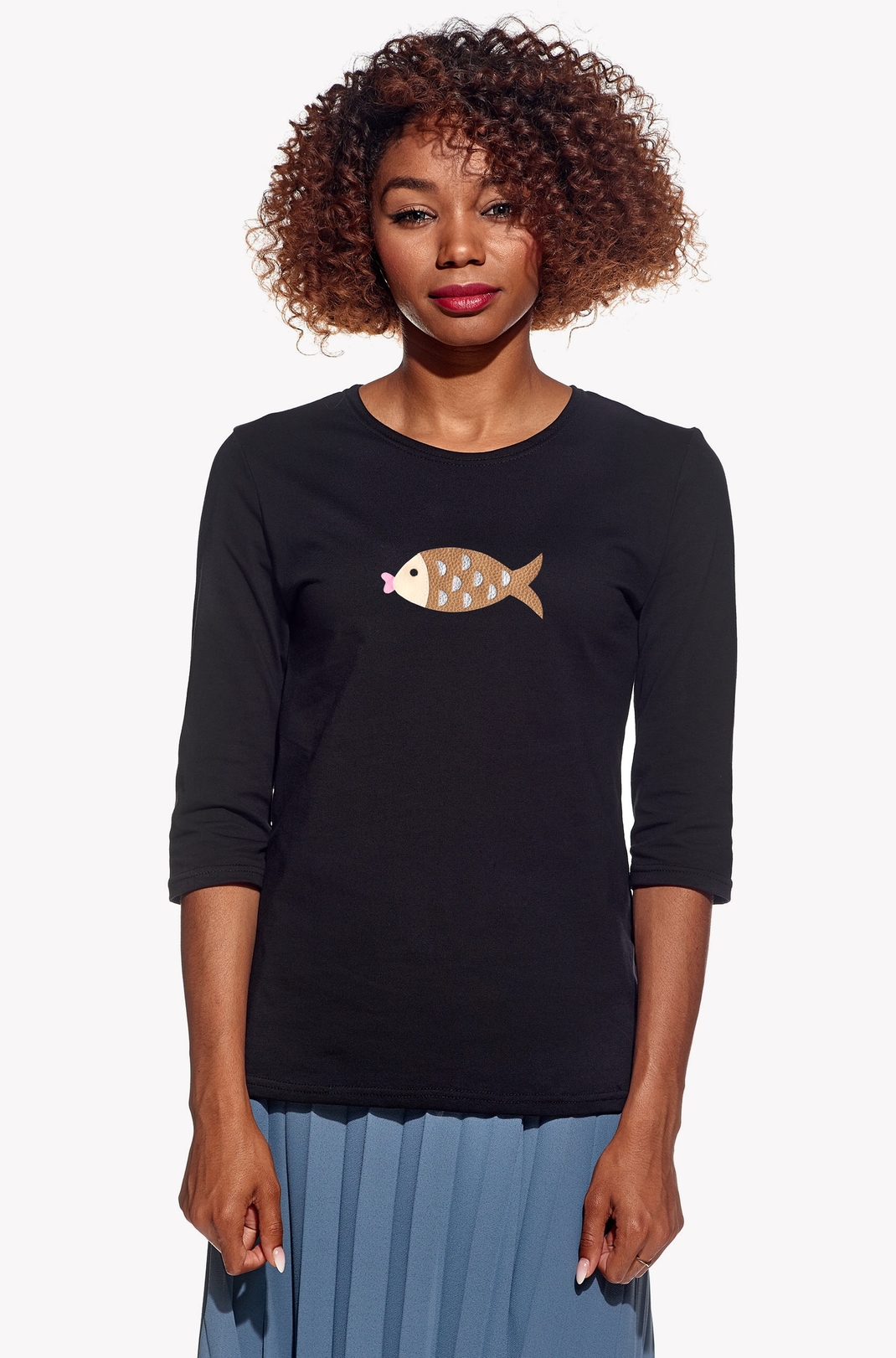 Shirt with fish