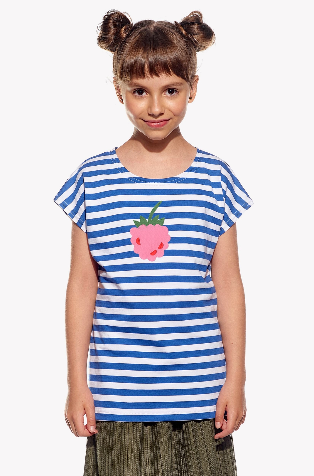 Shirt with raspberry