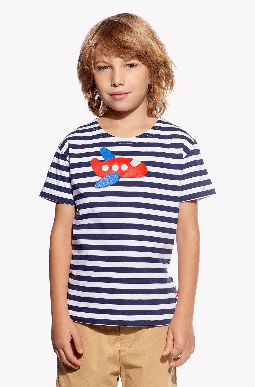 Shirt with an airplane