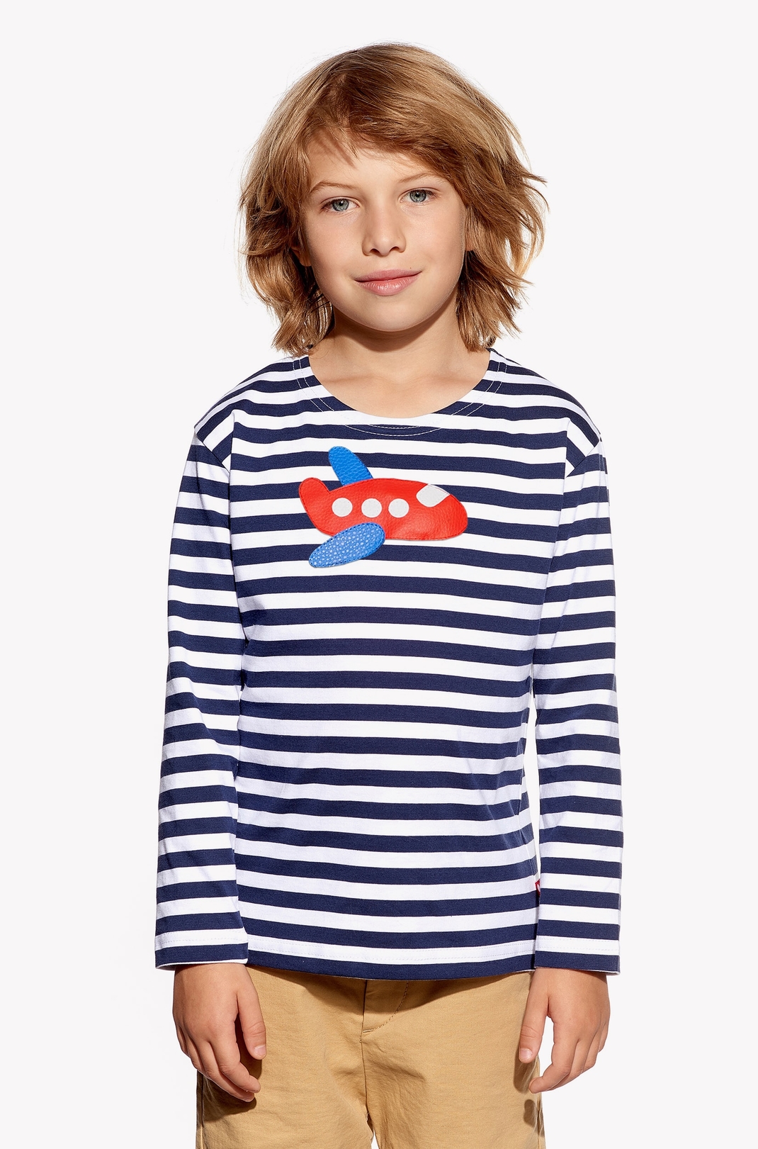 Shirt with an airplane