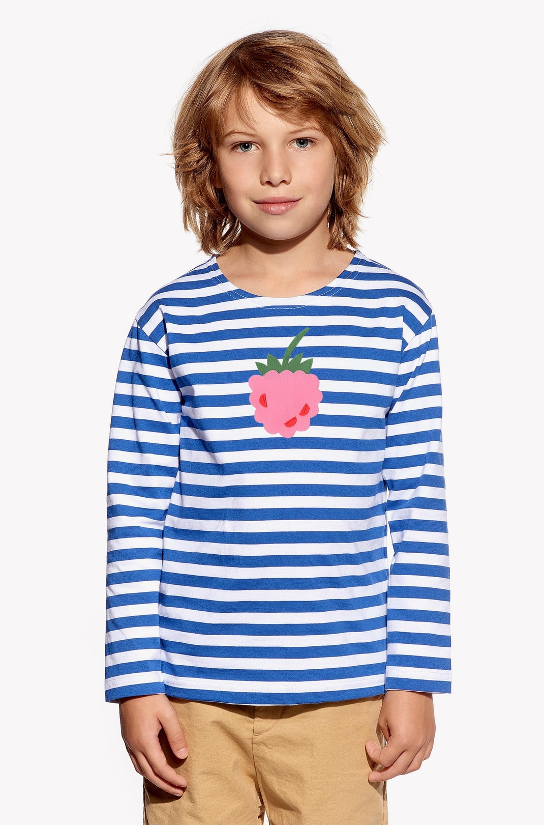 Shirt with raspberry