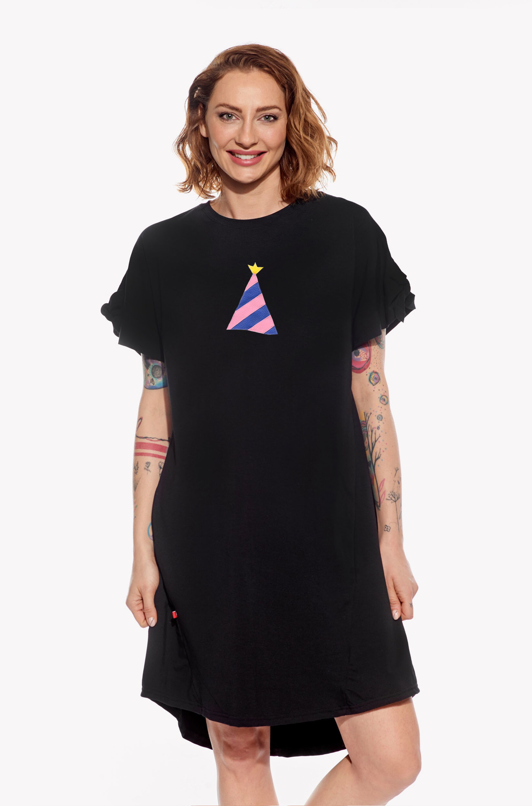 Šaty s párty čepicí