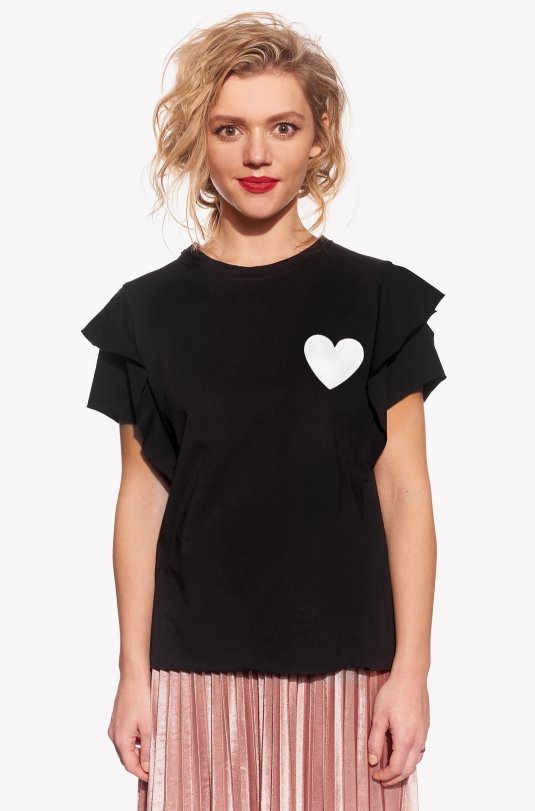 Tričko se srdíčkem