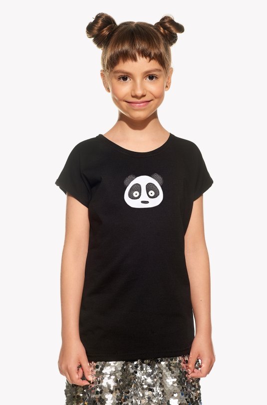 Shirt with panda bear