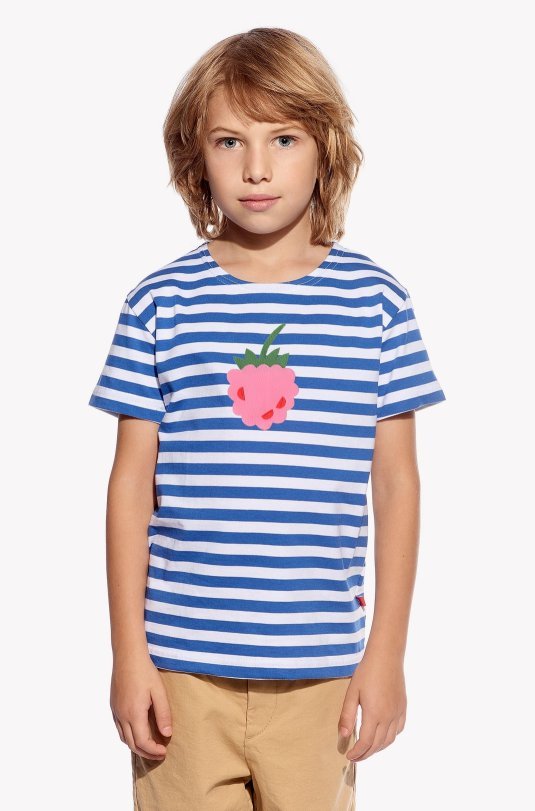 Shirt with raspberry