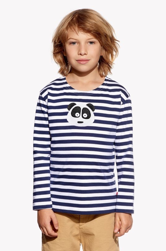 Shirt with panda bear