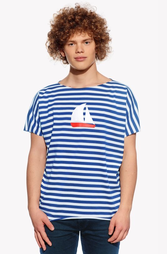 Shirt with sailboat