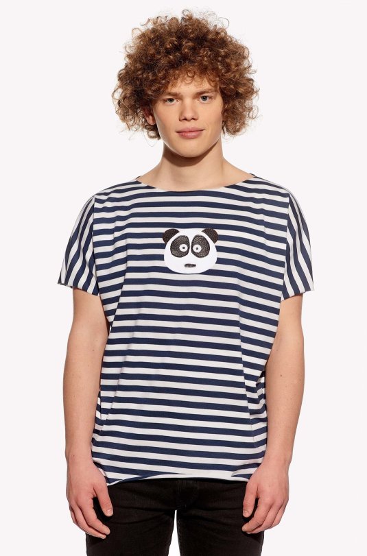 Shirt with panda bear