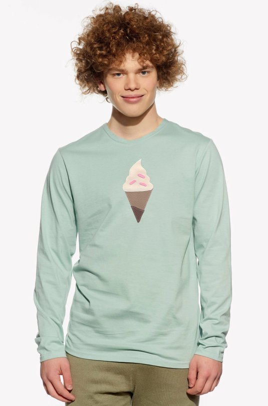 Shirt with ice cream