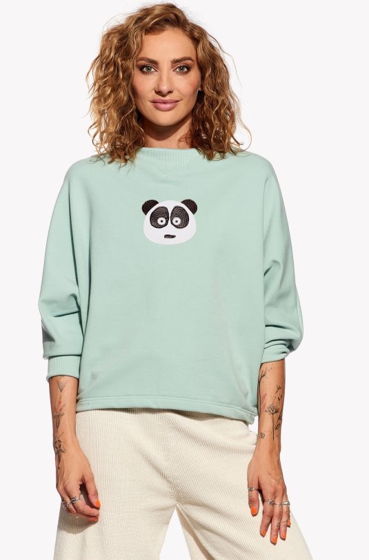 Hoodie with panda bear