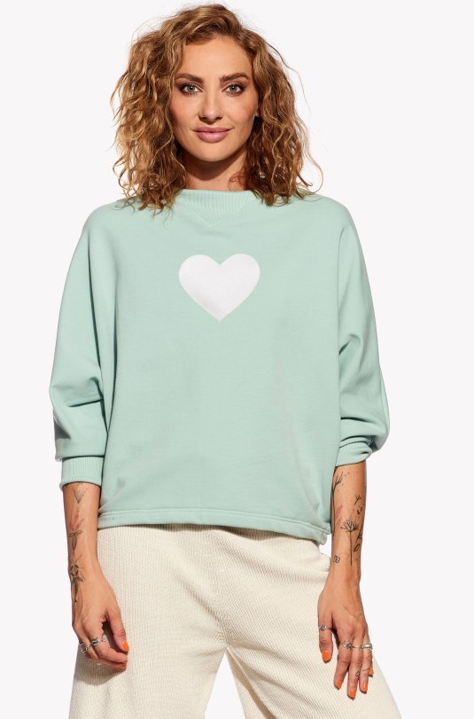 Mikina se srdíčkem