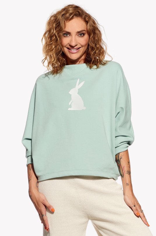 Hoodie with rabbit
