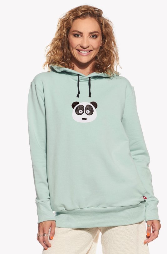 Hoodie with panda bear