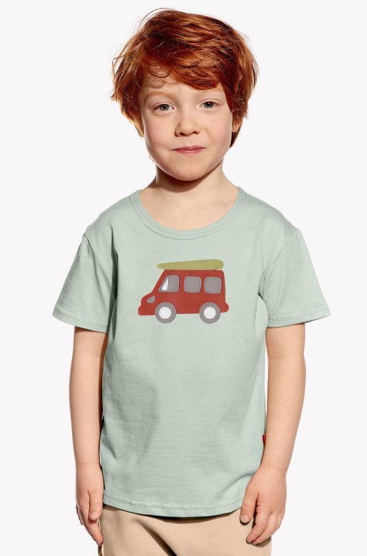 Shirt with caravan