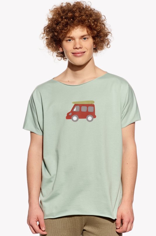 Shirt with caravan