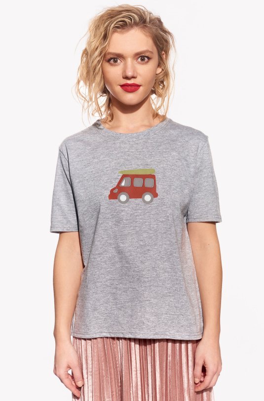 Shirt with caravan