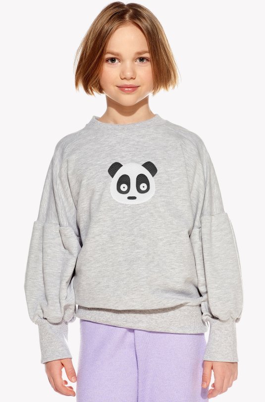 Hoodie with panda bear