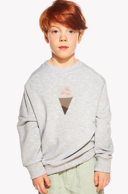 Hoodie with ice cream