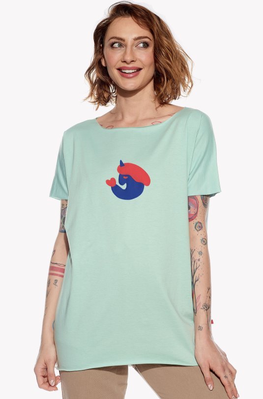 T-Shirt verliebtes Einhorn