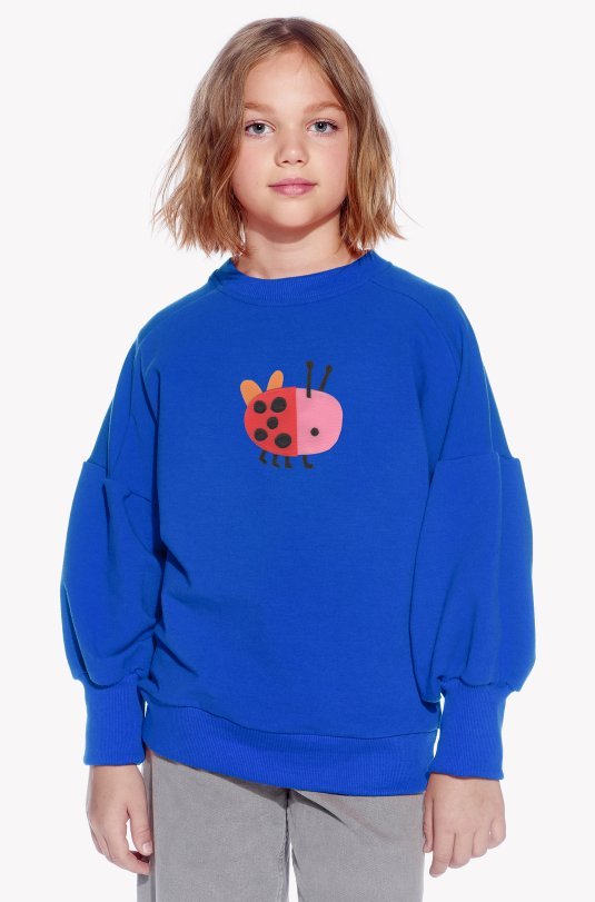 Hoodie with a ladybug