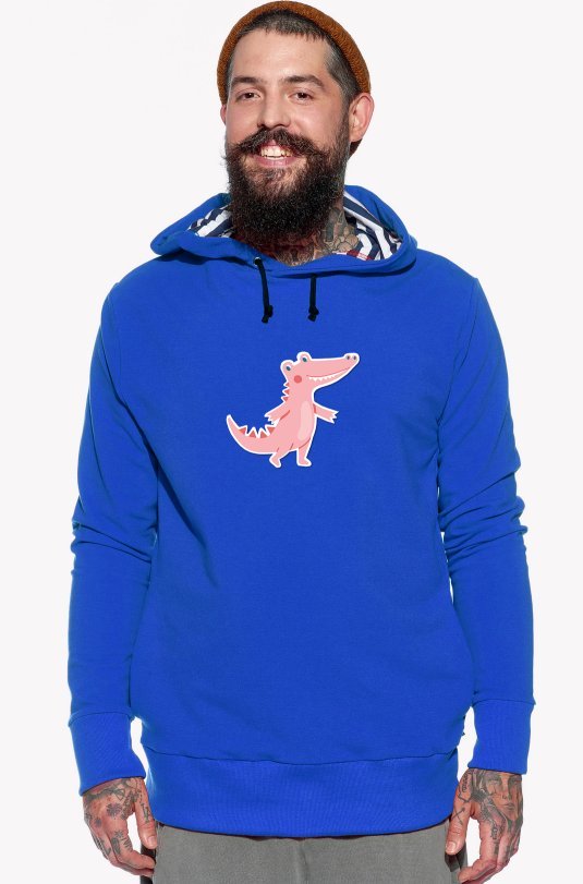 Sweatshirt Rosa Krokodil