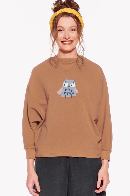 Hoodie with owl