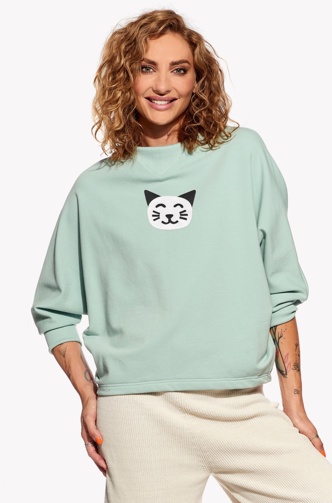 Sweatshirt Katze