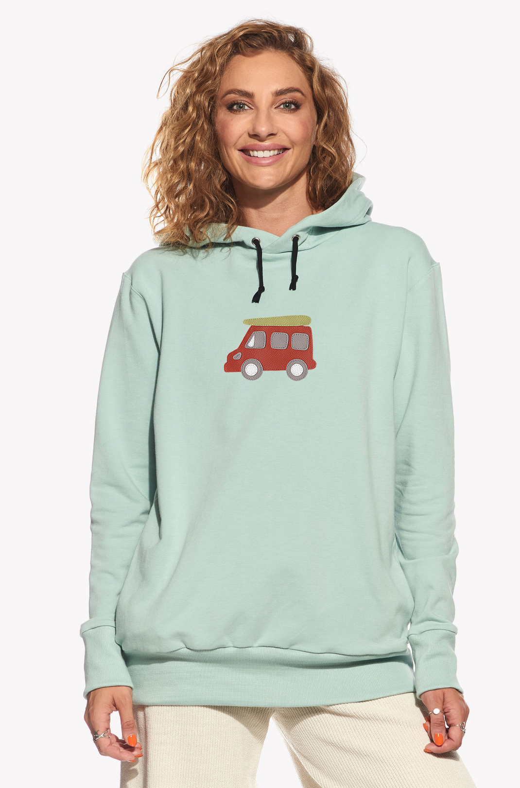 Hoodie with caravan