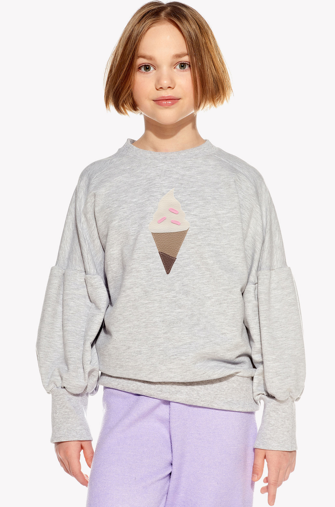 Hoodie with ice cream