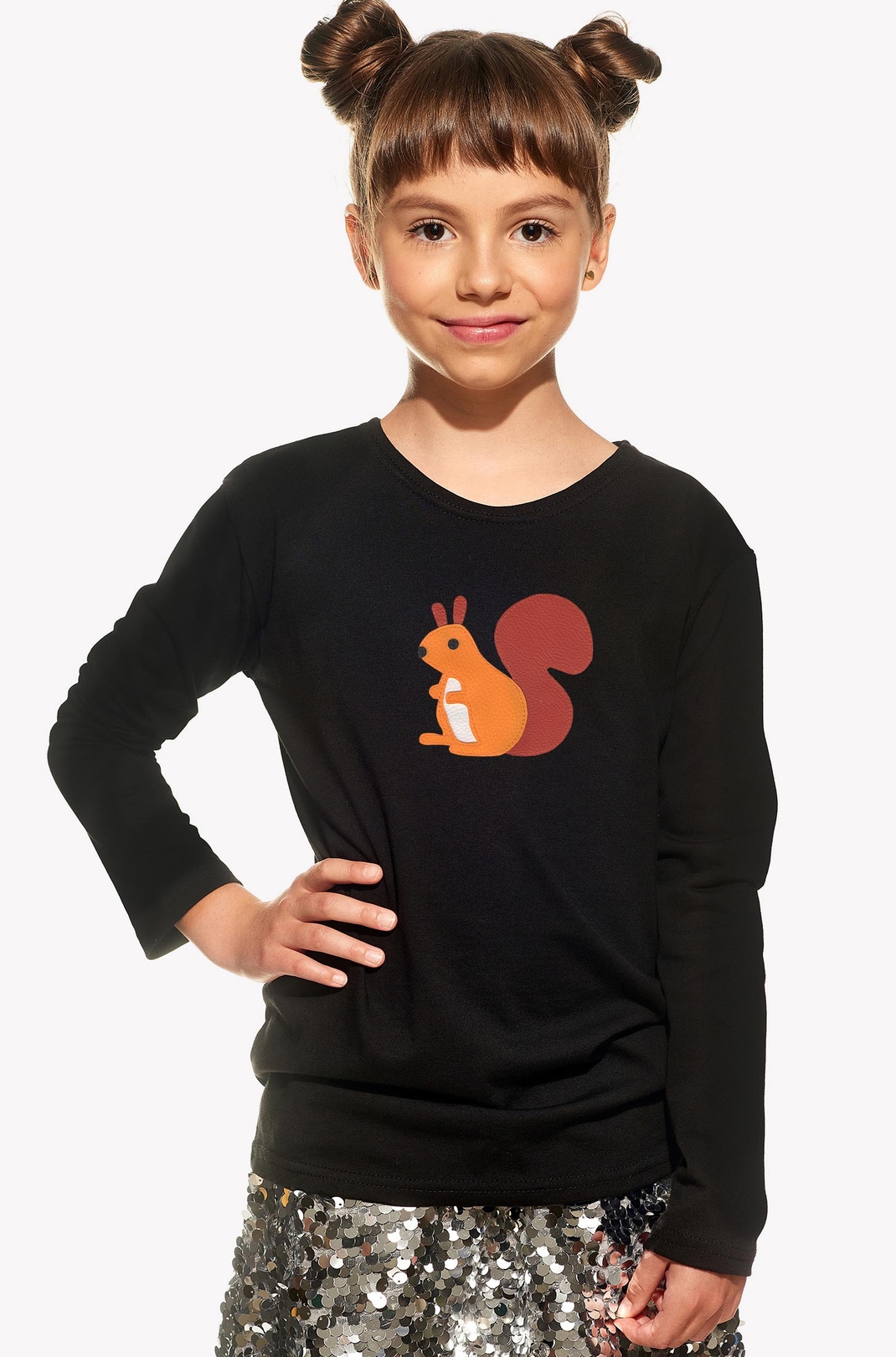 Shirt with squirrel