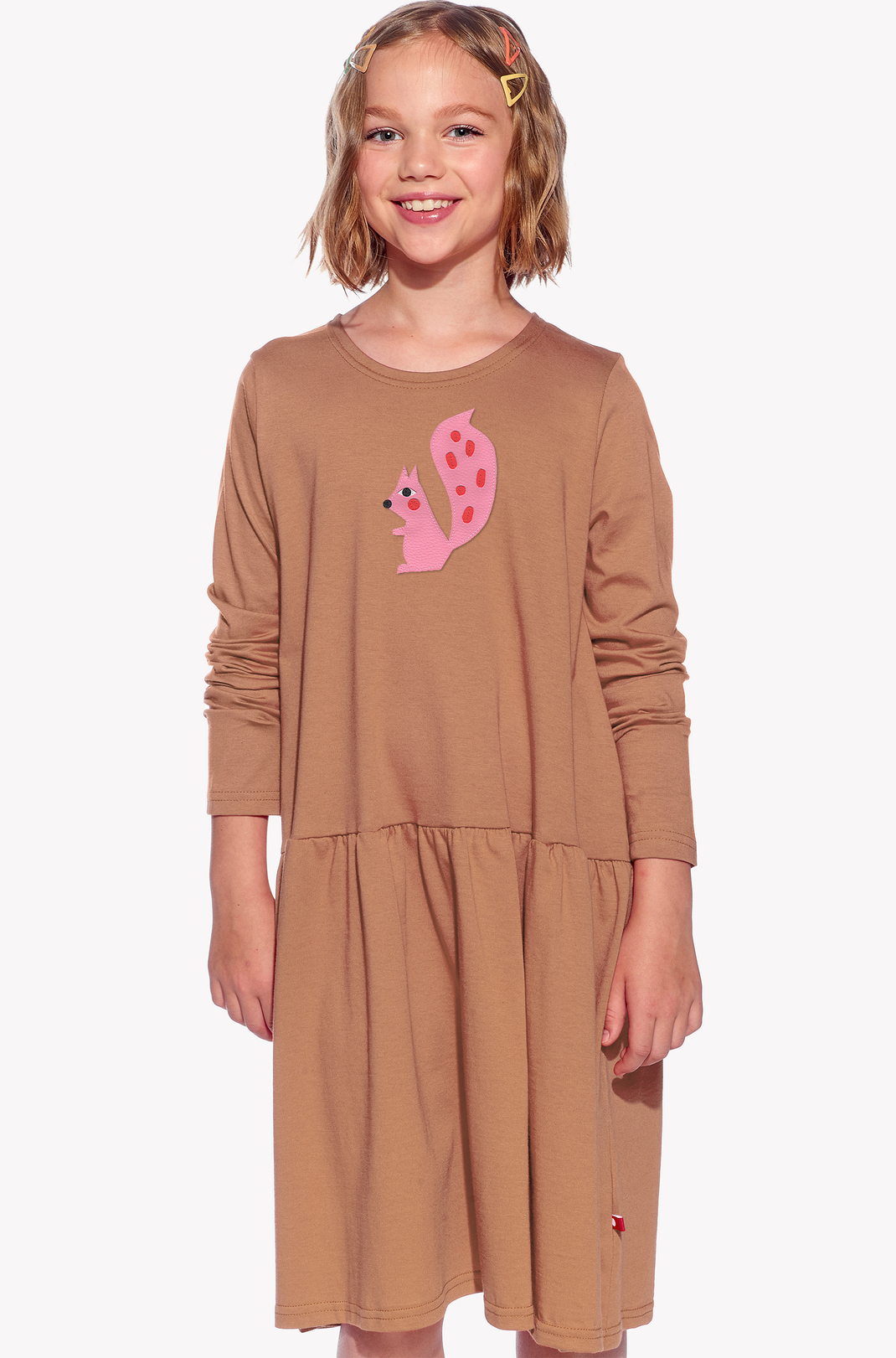 Dresses with a squirrel