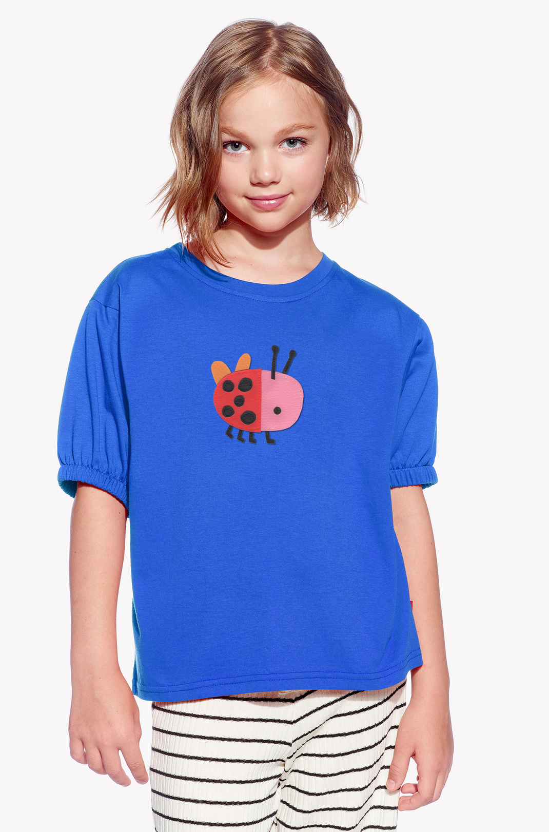 Shirt with a ladybug