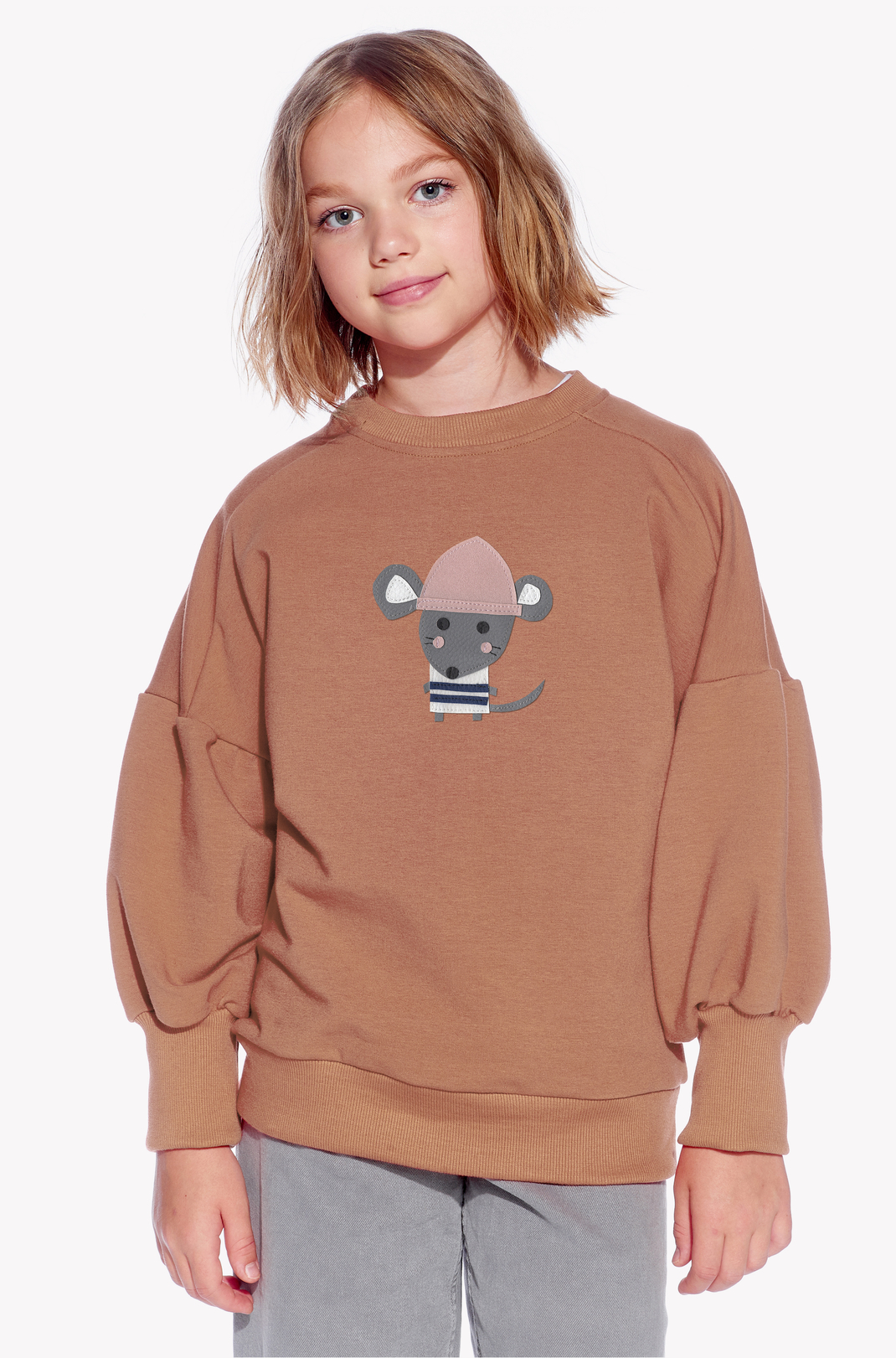 Sweatshirt mit einer Maus