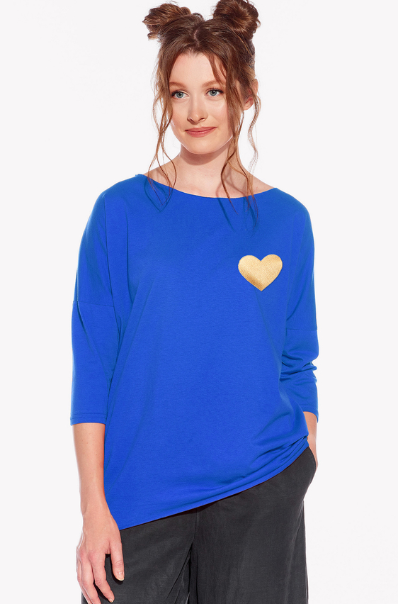 Tričko so srdiečkom