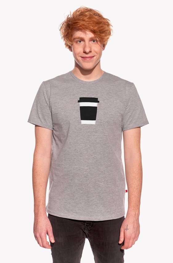 Shirt with coffee