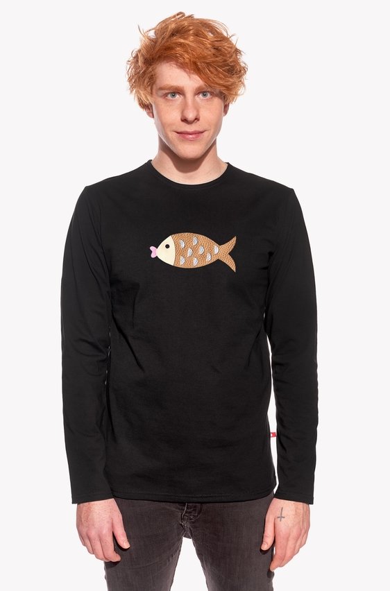 Shirt with fish