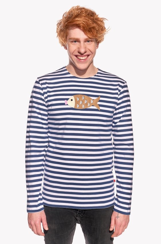 Shirt with fish