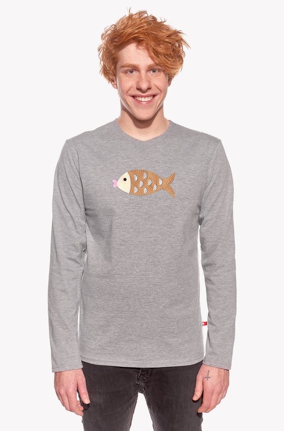 Shirt with fish