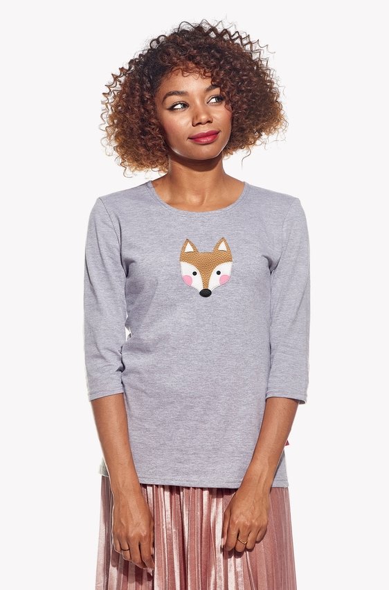 Shirt with fox