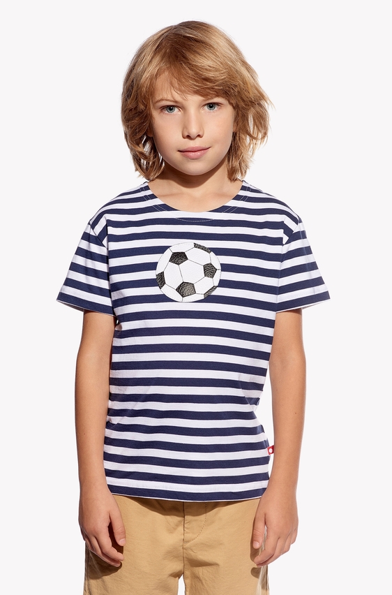 Shirt with soccer ball