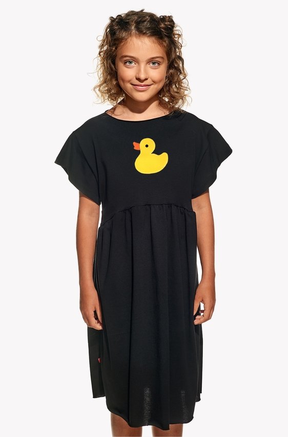 Dresses with duck