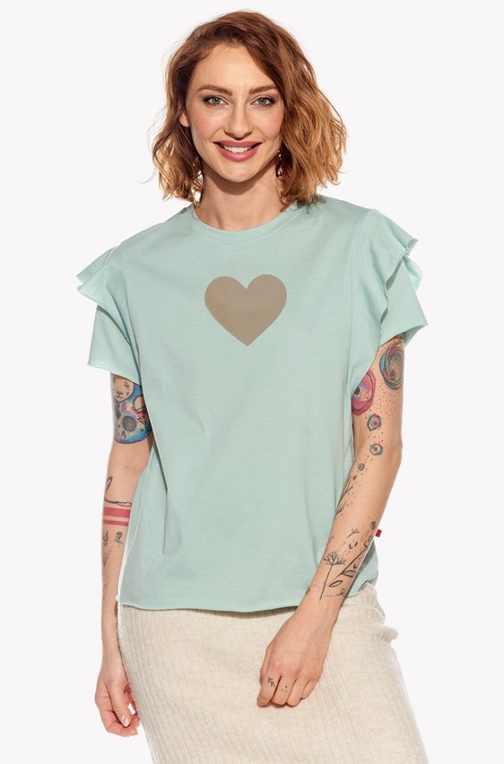 Shirt with heart