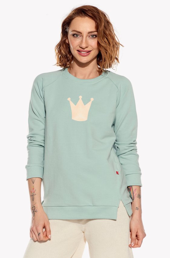 Hoodie with crown