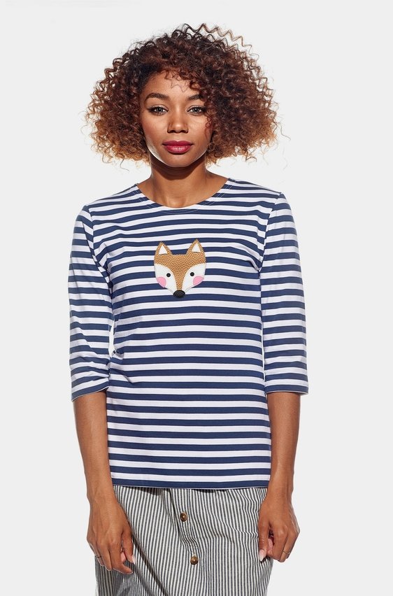 Shirt with fox