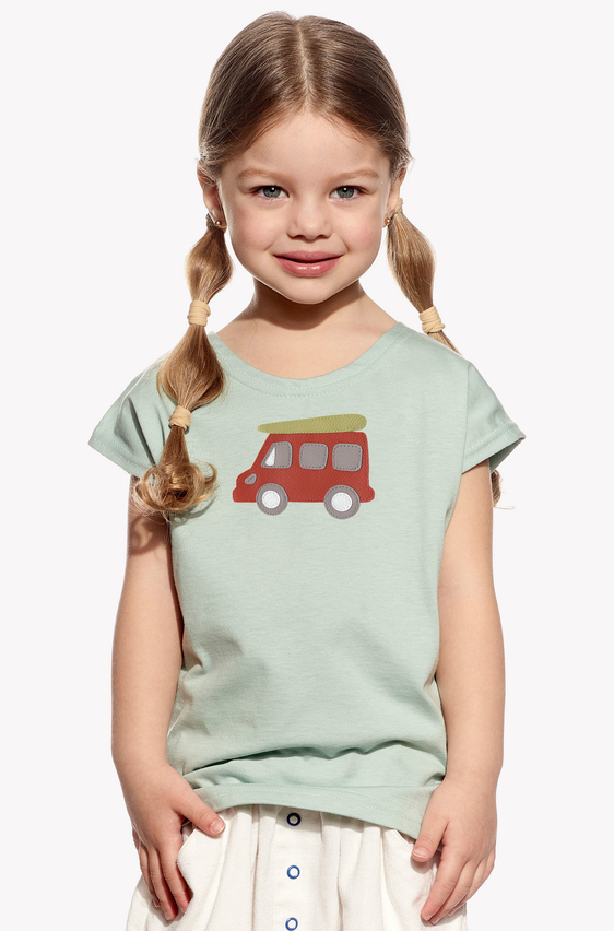 Shirt with caravan